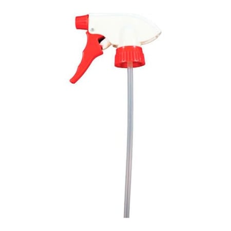 Sp Richards Trigger Sprayer, White/Red, 9.875" Tube, 24 Sprayers GJO85132
